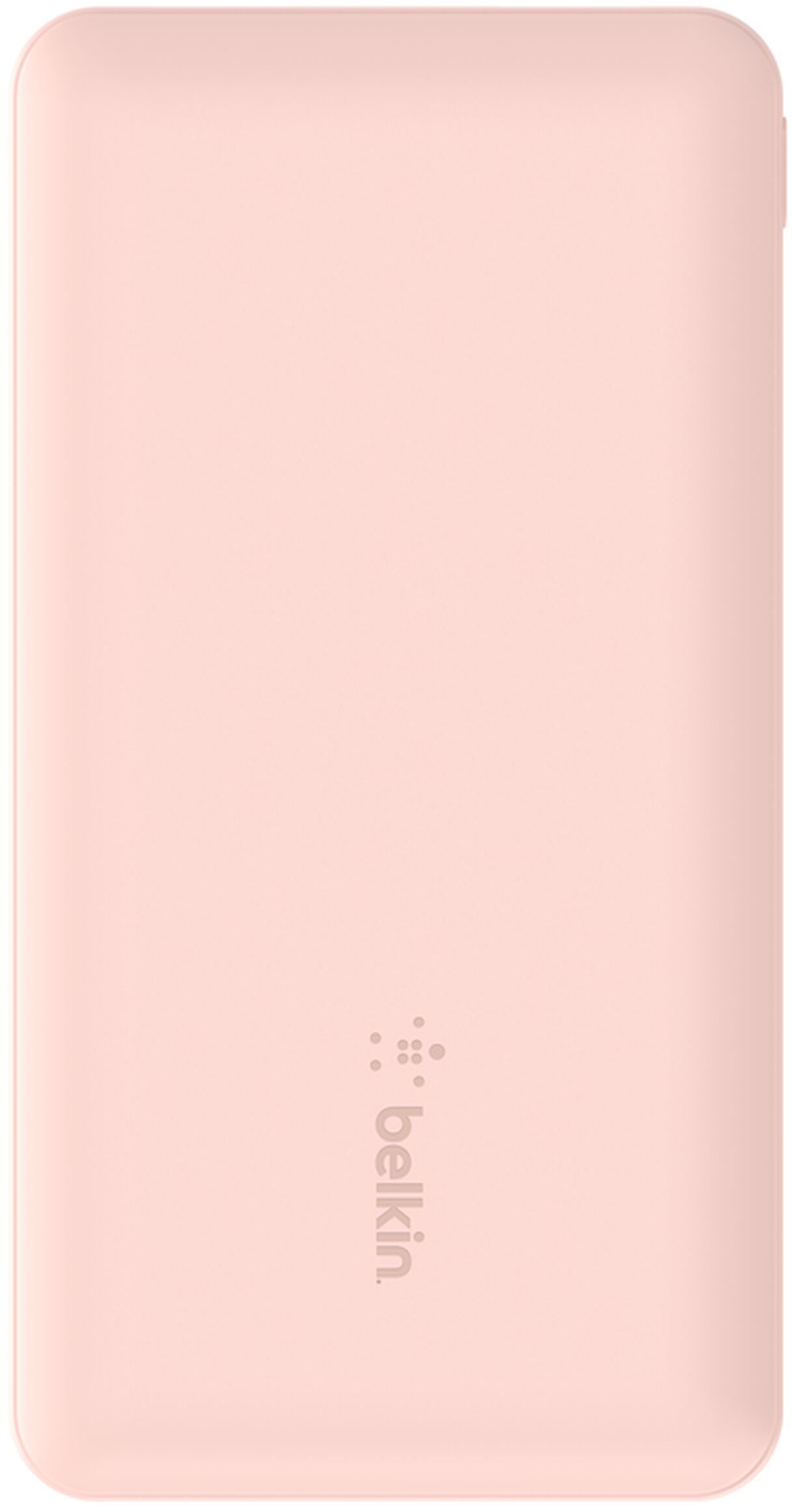 Belkin BoostCharge Ekstern Batteri, 10000mAh, 15W, 1 x USB-C - 2 x USB-A, Rosa BPB011btRG