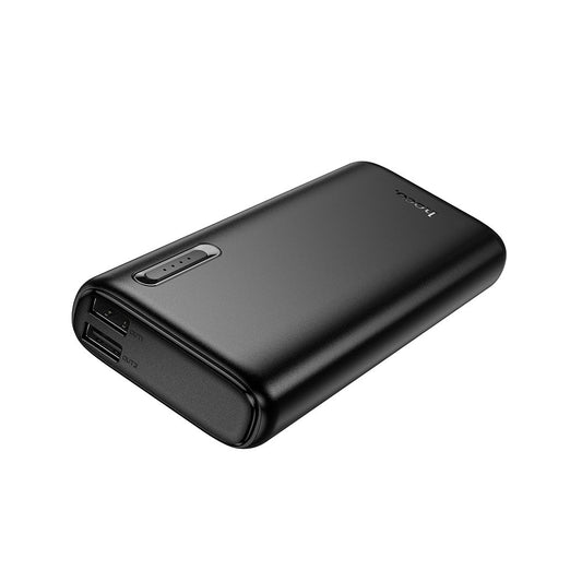 Ekstern batteri HOCO J158A, 10000mAh, 10W, 2 x USB-A, Svart