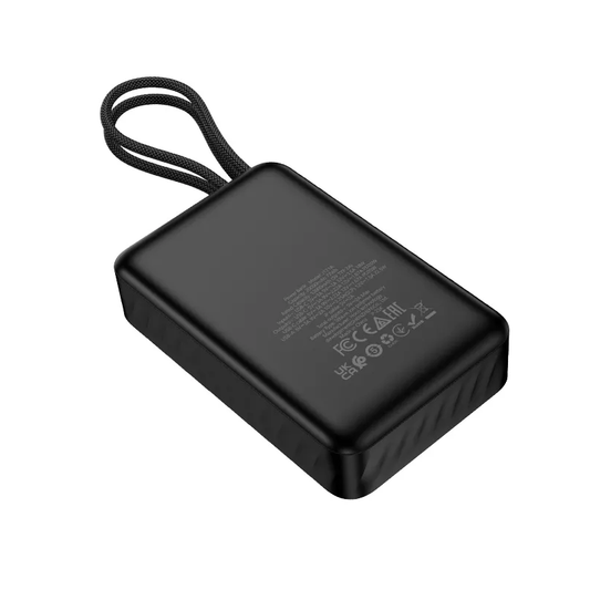 Ekstern batteri HOCO J171A, 20000mAh, 22,5W, QC + PD, 1 x Lightning - 1 x USB-A - 2 x USB-C, svart