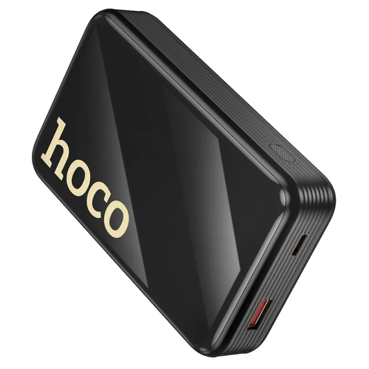 Ekstern batteri HOCO Q37A, 20000mAh, 22,5W, QC + PD, 1 x Lightning - 1 x USB-A - 2 x USB-C, svart