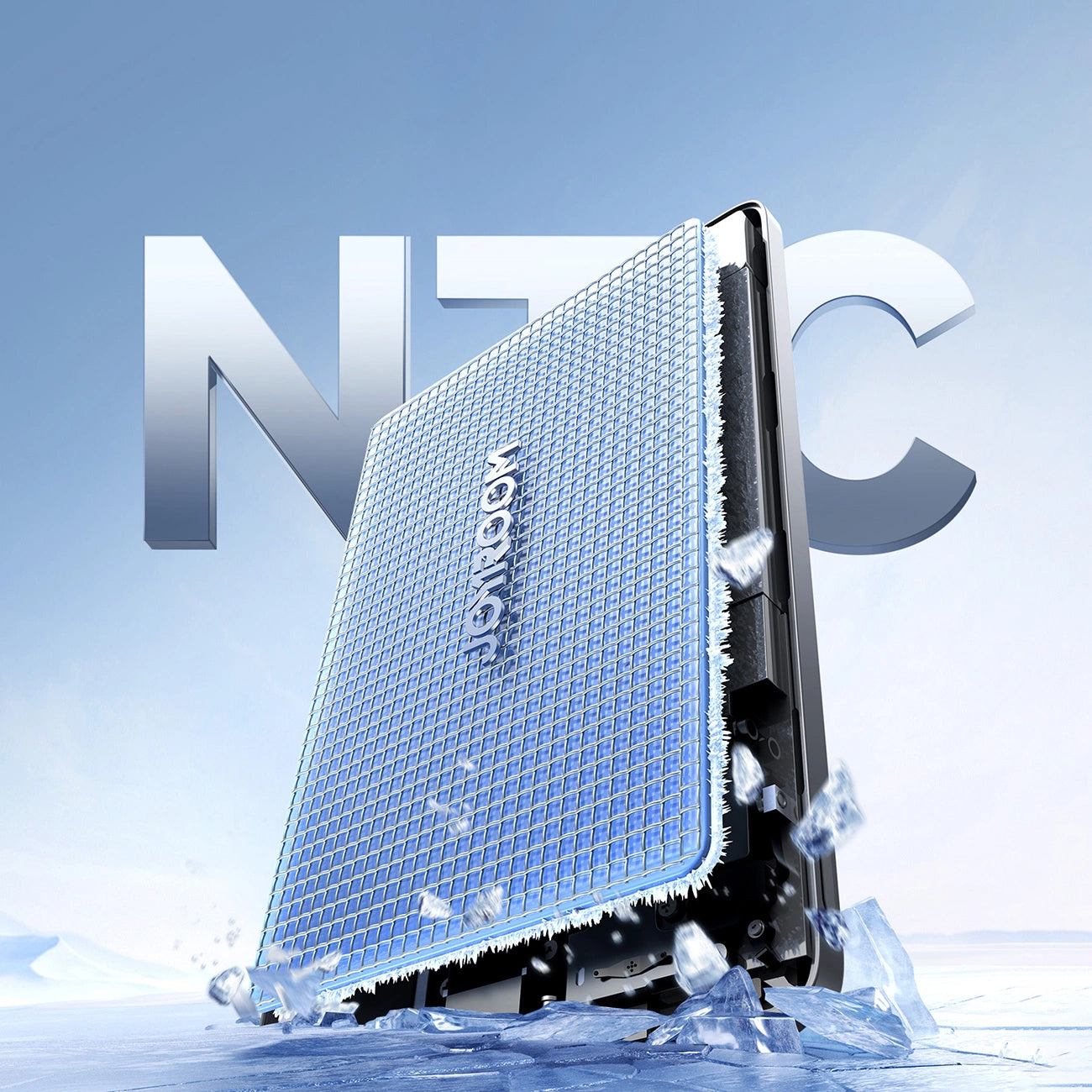 Ekstern trådløs batteri Joyroom JR-PBM08, 5000mAh, 20W, PD + FQI, 1 x QI - 1 x USB-C, Grå