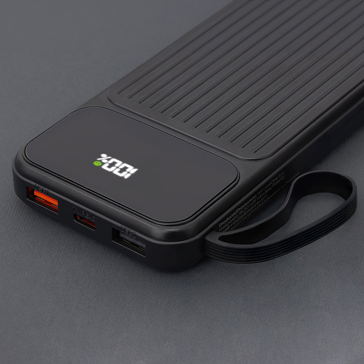 Ekstern batteri MaXlife MXPB-06, 10000mAh, 22.5W, QC + PD, 1 x Lightning - 2 x USB-A - 2 x USB-C, Svart