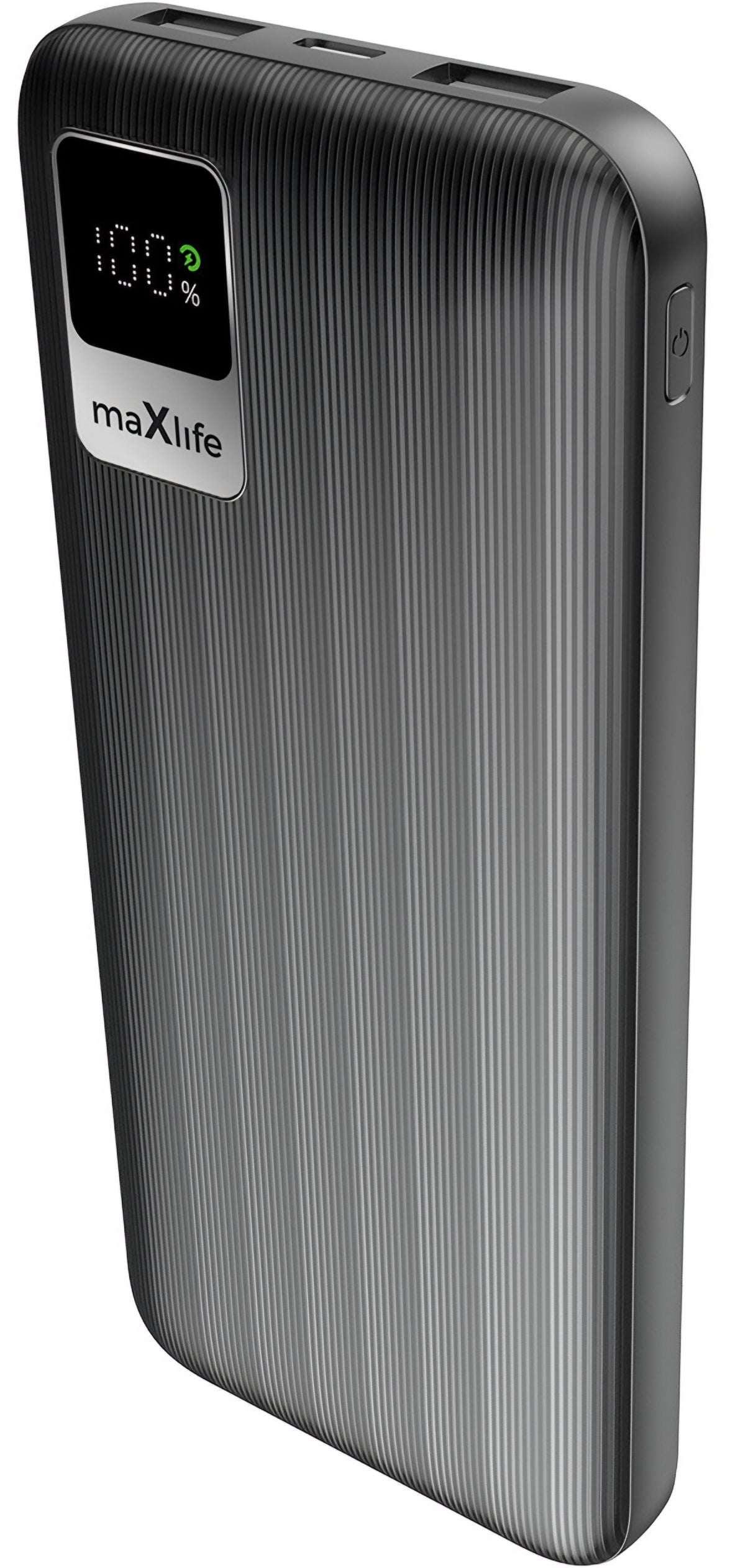 Ekstern Batteri MaXlife MXPB-07, 10000mAh, 10W, 2 x USB-A, Svart
