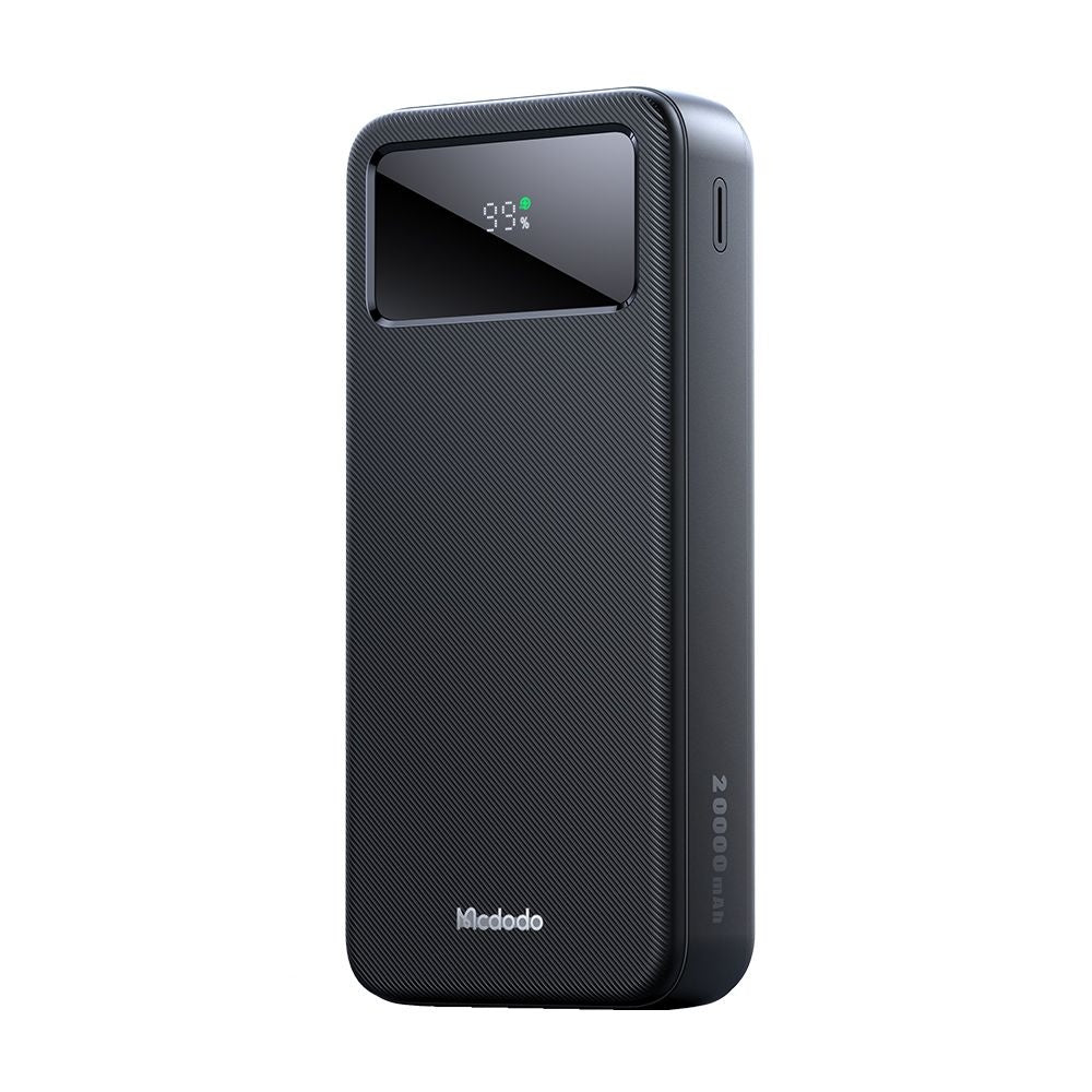 Ekstern batteri McDodo MC-4230, 20000mAh, 22.5W, QC + PD, 2 x USB-A - 1 x USB-C, Svart