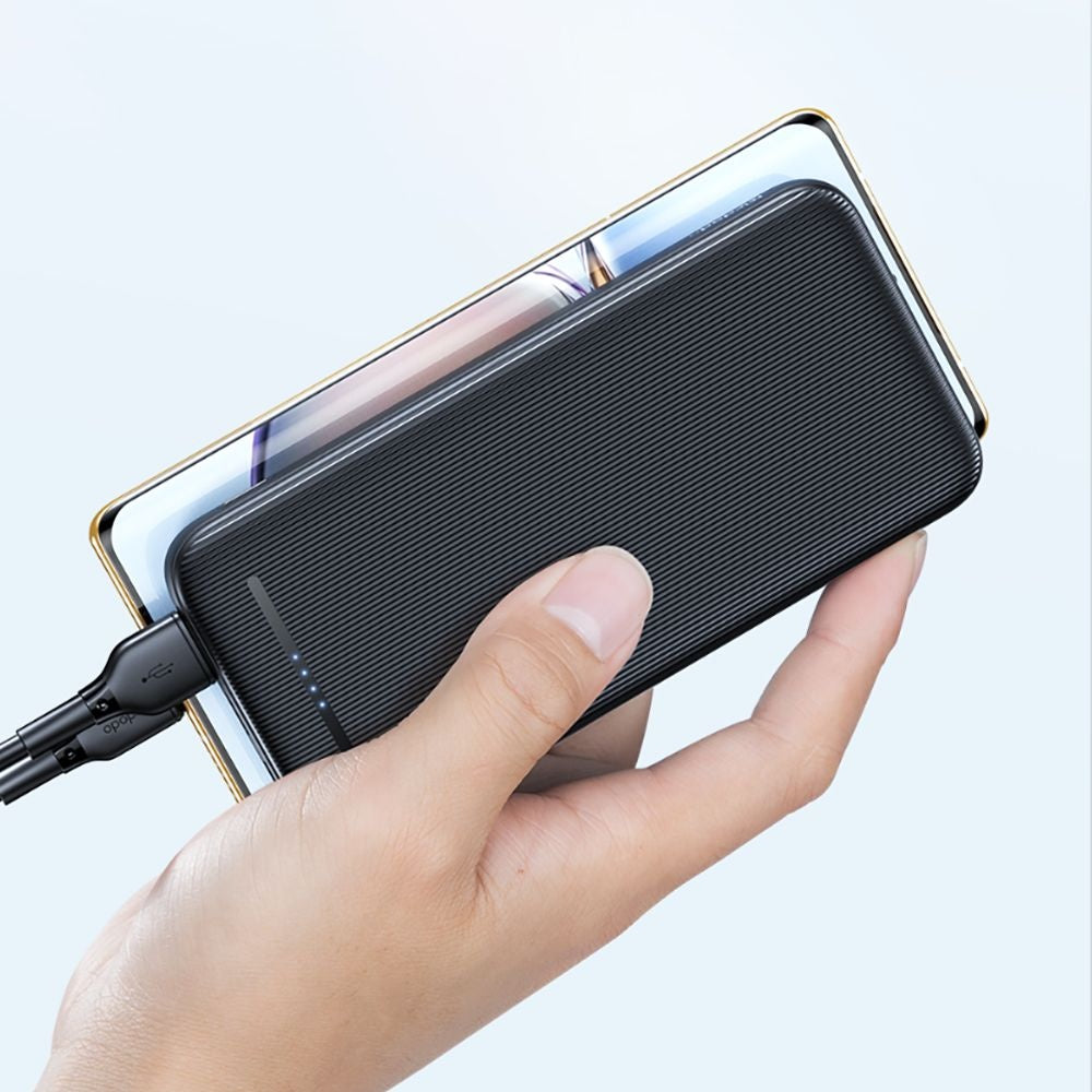 Ekstern Batteri McDodo MC-4631 Online, 10000mAh, 10W, 2 x USB-A - 1 x USB-C, Svart