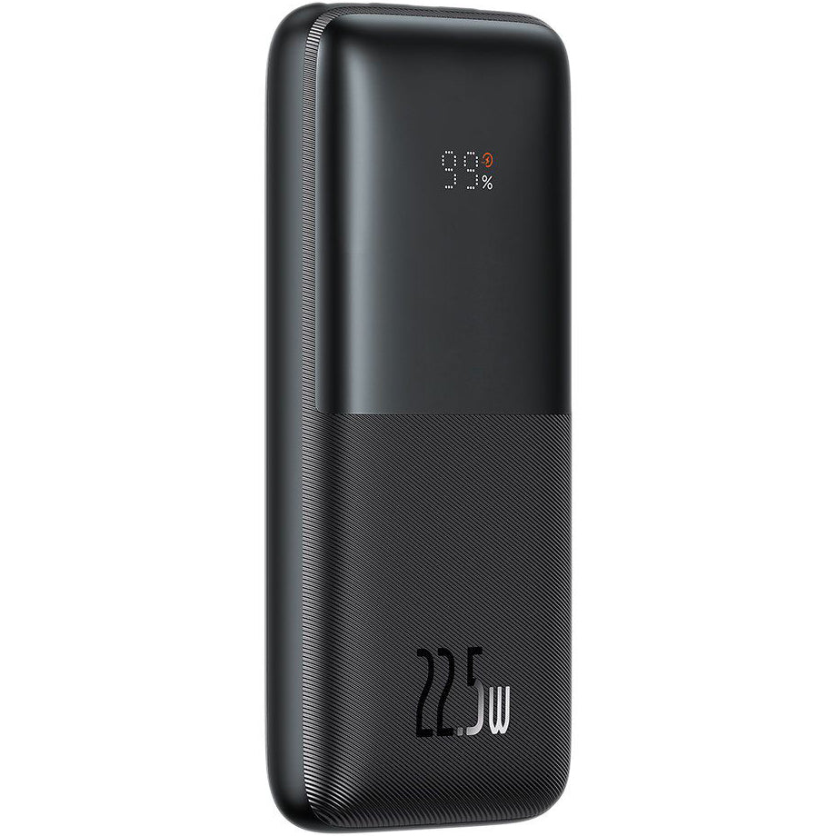 Ekstern batteri Baseus Bipow Pro, 10000mAh, 22.5W, QC + PD, 1 x USB-C - 2 x USB-A, Svart PPBD040001