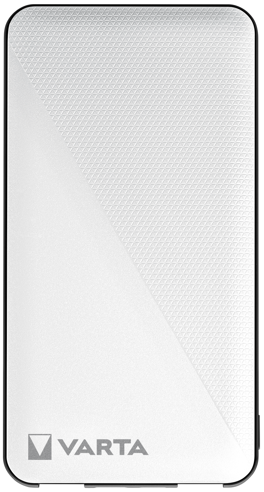 Varta Energy eksternt batteri, 5000 mAh, 15 W, 1 x USB-C - 2 x USB-A, hvit