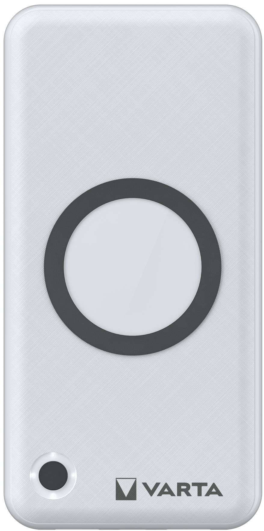 Varta Energy Wireless Eksternt trådløst batteri, 20000mAh, 18W, QC + PD + FQI, 1 x QI - 1 x USB-C - 2 x USB-A, hvit