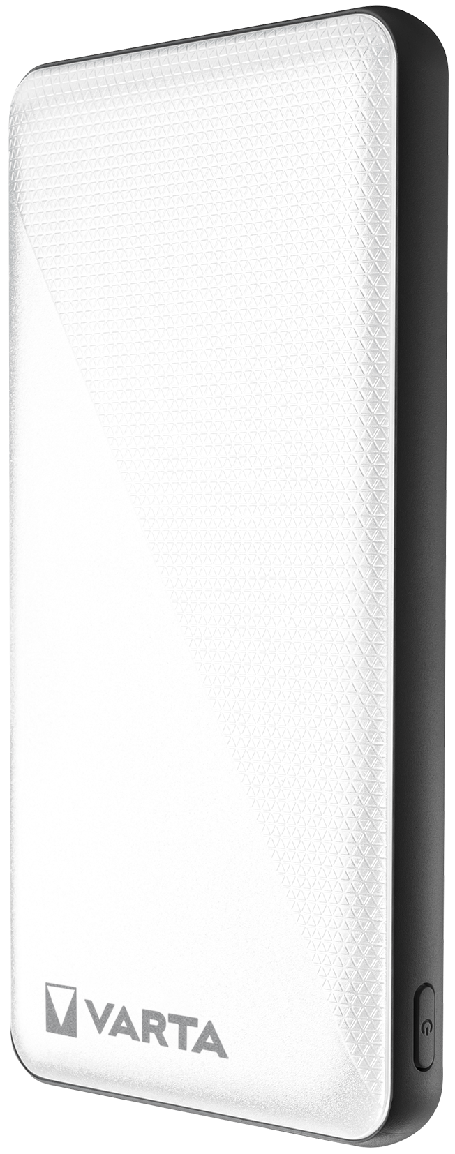 Varta Energy eksternt batteri, 10000 mAh, 15 W, 1 x USB-C - 2 x USB-A, hvit