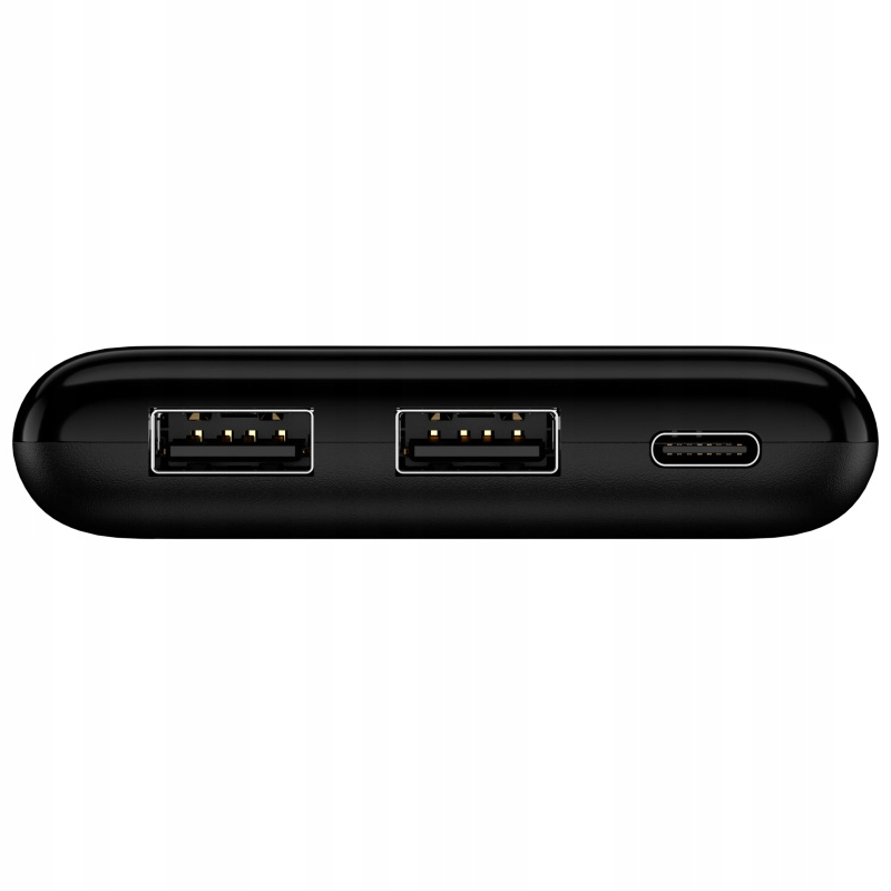 Ekstern batteri Setty SPBL-10, 10000mAh, 10W, 2 x USB-A, Svart