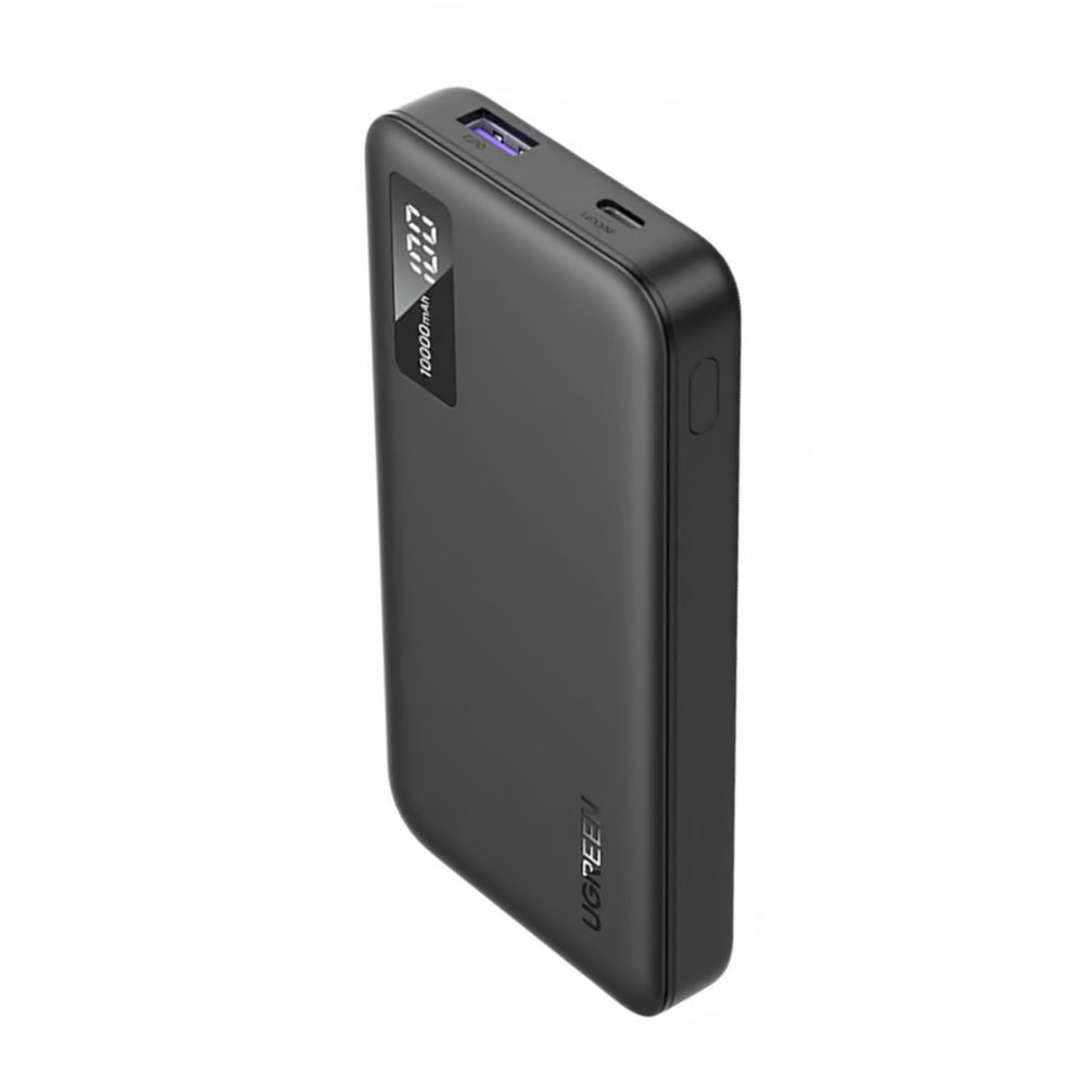 Ekstern Batteri UGREEN PB311, 10000mAh, 22.5W, QC + PD, 1 x USB-C - 2 x USB-A, Svart