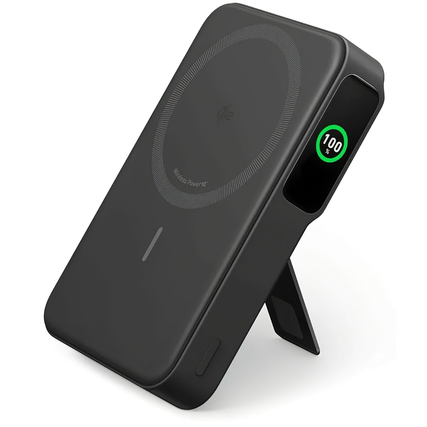 Anker MagGo trådløst eksternt batteri, 10000 mAh, 27 W, PD + FQI, 1 x QI - 1 x USB-C, svart A1654G11