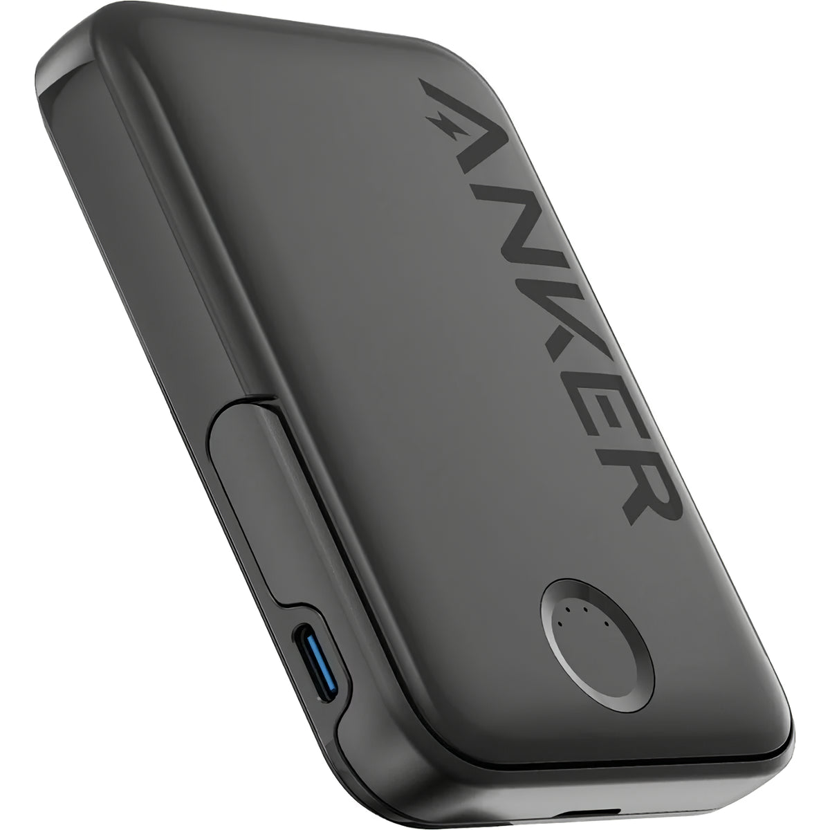 Anker 322 MagGo trådløst eksternt batteri, 5000 mAh, 12 W, 1 x IQ - 1 x USB-C, svart A1618G11