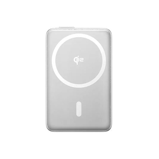 Ekstern trådløs batteri Baseus Nomos Kickstand, 10000mAh, 45W, PD + QI, 1 x QI - 1 x USB-C, Svart P10078800843-00