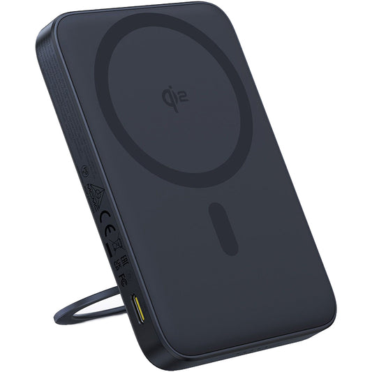 Ekstern trådløs batteri Baseus PicoGo, 5000mAh, 20W, PD + FQI, 1 x QI - 1 x USB-C, Svart P10076802123-00