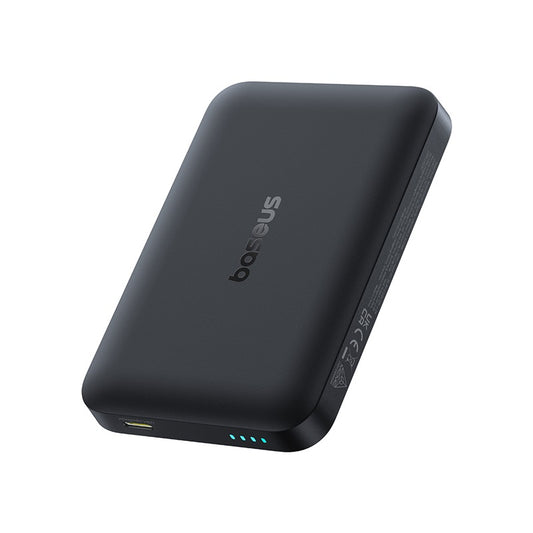 Baseus EnerFill FM11 trådløs ekstern batteri, 10000mAh, 30W, PD + FQI, 1 x QI - 1 x USB-C, svart