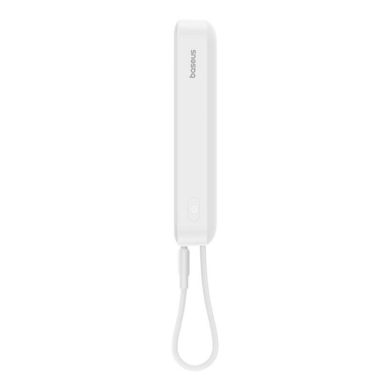 Ekstern trådløs batteri Baseus Magnetic Mini, 10000mAh, 20W, PD + FQI, 1 x Lightning - 1 x QI - 1 x USB-C, Hvit P10022109223-00