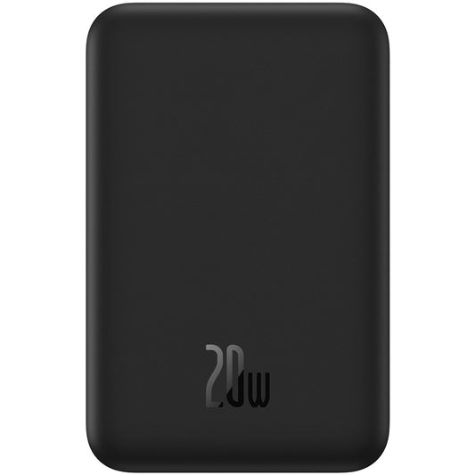 Ekstern trådløs batteri Baseus Magnetic Mini, 20000mAh, 20W, PD + FQI, 1 x QI - 1 x USB-C, Svart PPCX150001