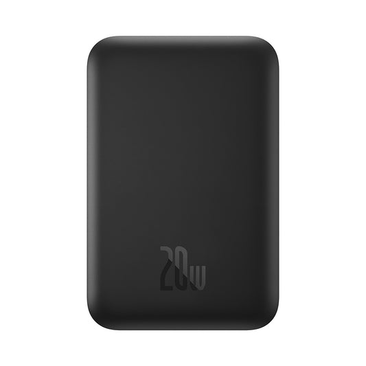 Ekstern trådløs batteri Baseus Mini Air, 6000mAh, 20W, PD + FQI, 1 x QI - 1 x USB-C, Svart P10059002113-00