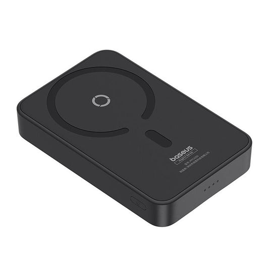 Ekstern trådløs batteri Baseus MagPro PPCXZ05, 5000mAh, 20W, PD + FQI, 1 x QI - 1 x USB-C, Svart, Reseglet P10064101123-00