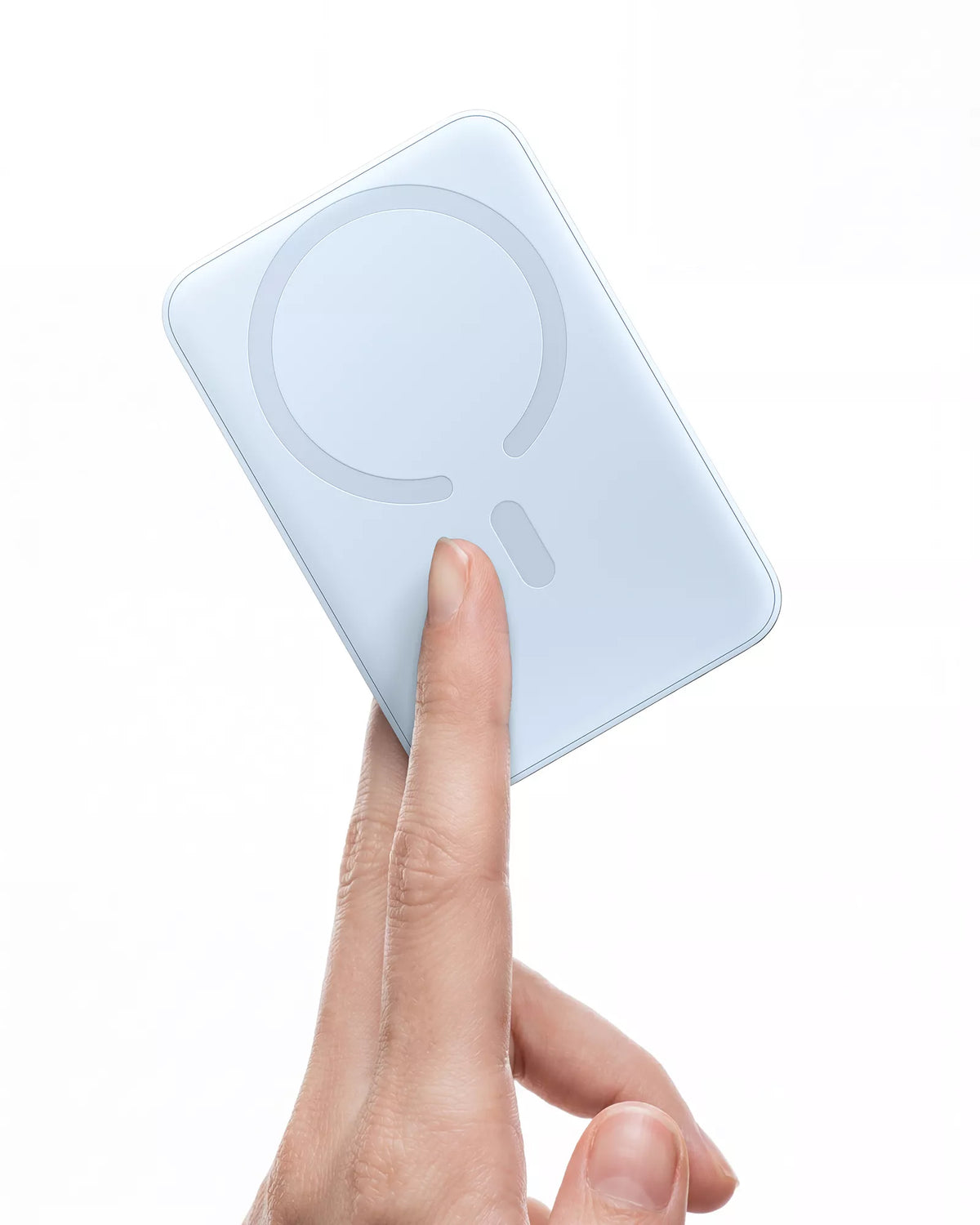 Trådløs ekstern batteri Baseus EnerFill FM11 Ultra-Mini, 10000mAh, 22,5W, PD + FQI, 1 x QI - 1 x USB-C, Blå P1008210E313-00