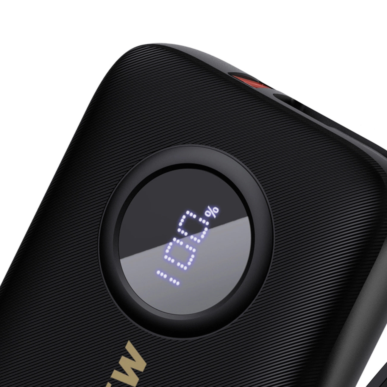Dudao K14 Ekstern Batteri, 10000mAh, 22.5W, QC + PD, 1 x Lightning - 1 x USB-A - 2 x USB-C, Svart