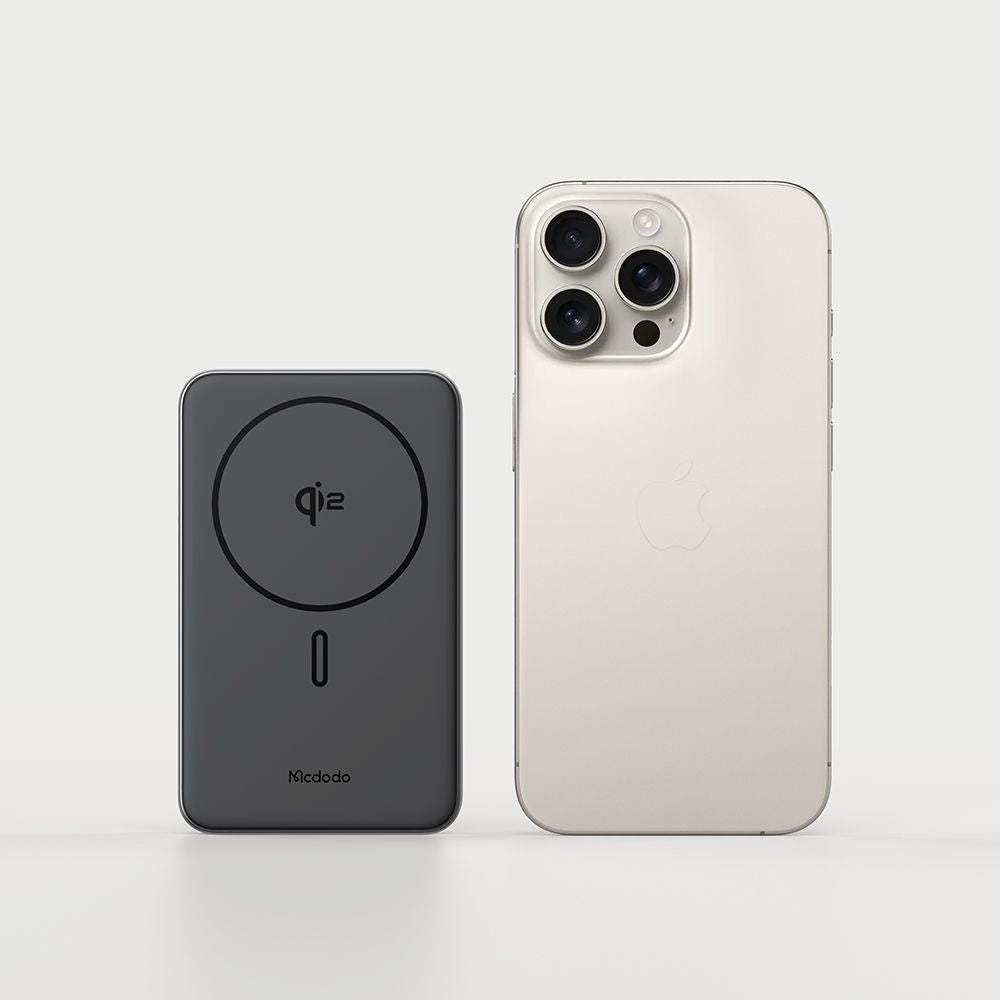 Trådløs Ekstern Batteri McDodo MC-6310 2in1, 10000mAh, 20W, PD + FQI, 1 x USB-C, Svart