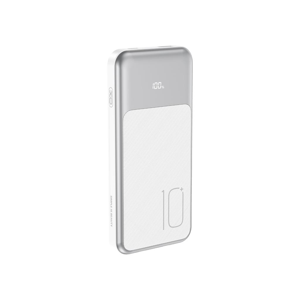 Ekstern Batteri XO Design PR248, 10000mAh, 22.5W, QC + PD, 1 x Lightning - 1 x USB-A - 2 x USB-C, Hvit