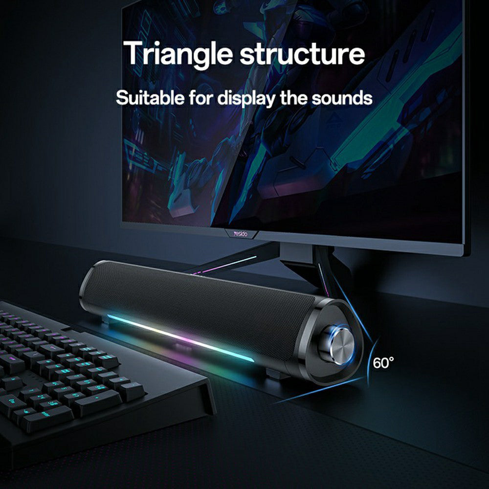 Bluetooth-høyttaler Yesido YSW27, 10W, RGB, Svart