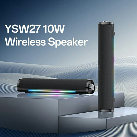 Bluetooth-høyttaler Yesido YSW27, 10W, RGB, Svart