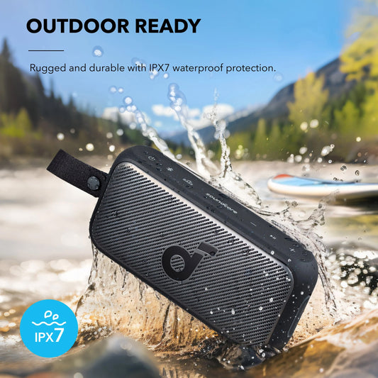 Bærbar Bluetooth-høyttaler Anker SoundCore Motion 300, 30W, TWS, vanntett, svart A3135011