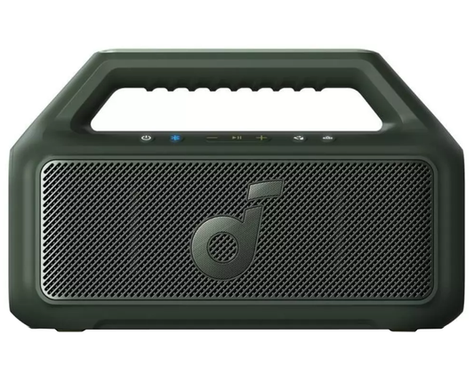 Bærbar Bluetooth-høyttaler Anker SoundCore Boom 2 Ny versjon, 80W, TWS, RGB, Vanntett, Grønn A3138062
