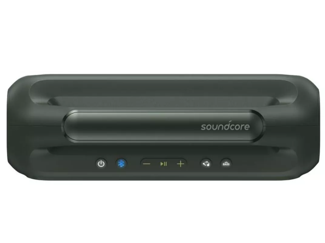 Bærbar Bluetooth-høyttaler Anker SoundCore Boom 2 Ny versjon, 80W, TWS, RGB, Vanntett, Grønn A3138062