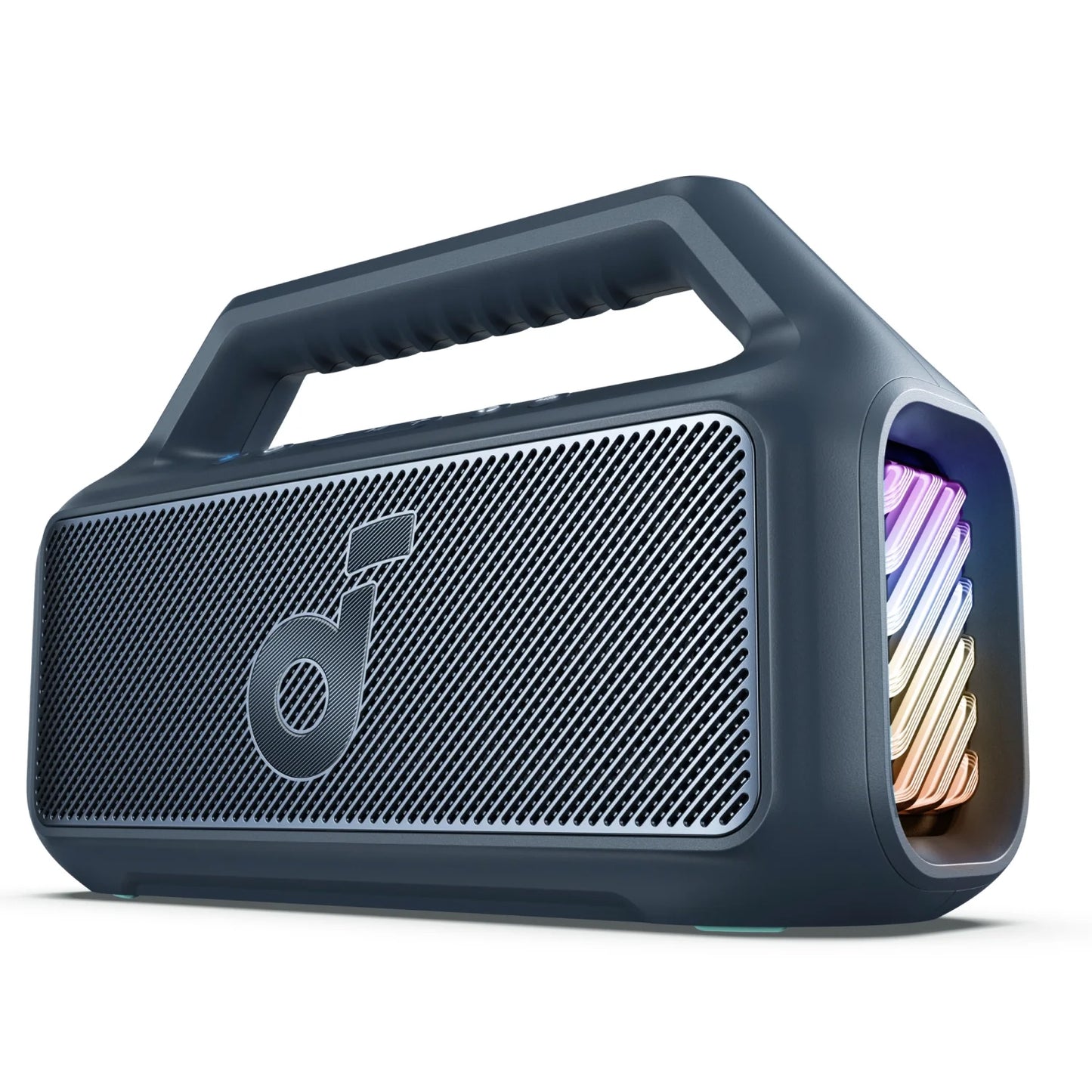 Bærbar Bluetooth-høyttaler Anker SoundCore Boom 2, 80W, TWS, RGB, Vanntett, Blå A3138031