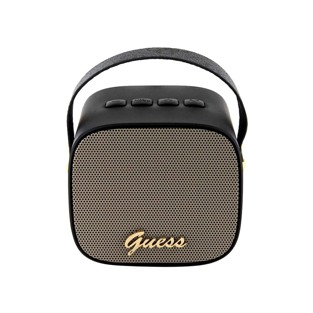 Bærbar Bluetooth-høyttaler Guess 4G Script Logo, 5W, Svart