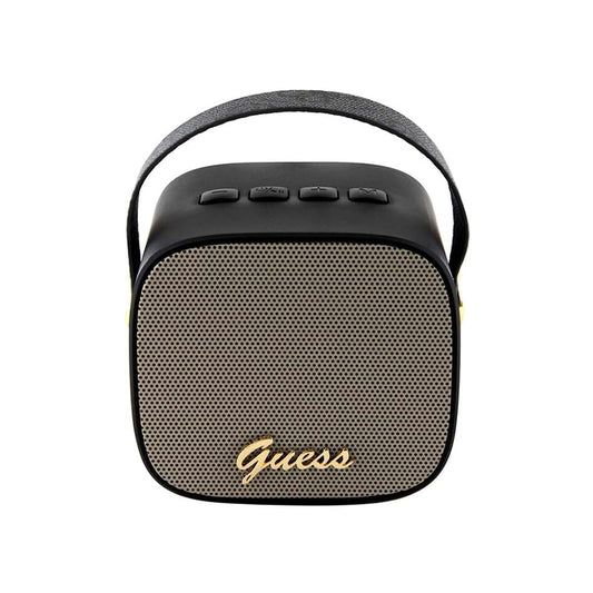 Bærbar Bluetooth-høyttaler Guess 4G Script Logo, 5W, Svart