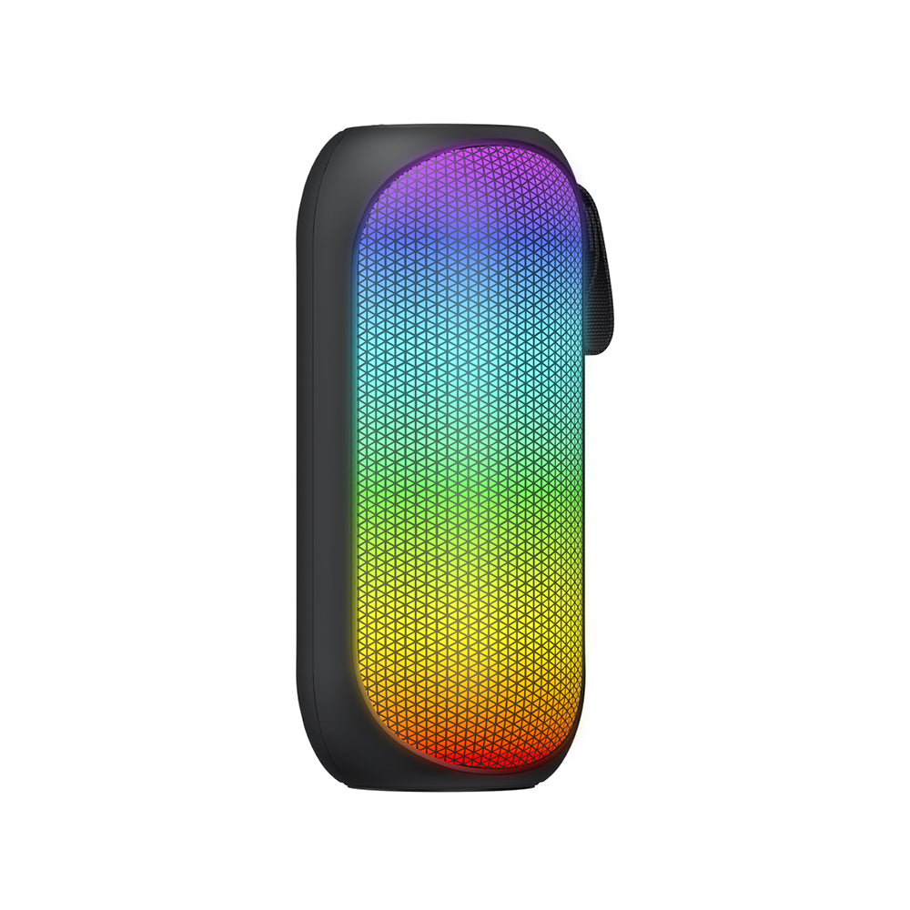 Bærbar Bluetooth-høyttaler HAVIT SK808BT, 8W, RGB, Vanntett, Svart