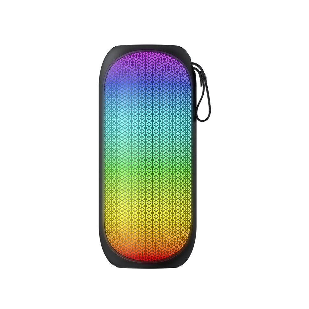 Bærbar Bluetooth-høyttaler HAVIT SK808BT, 8W, RGB, Vanntett, Svart