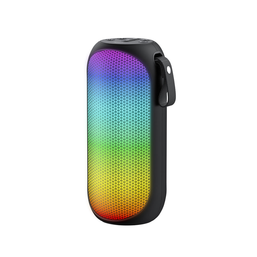 Bærbar Bluetooth-høyttaler HAVIT SK808BT, 8W, RGB, Vanntett, Svart