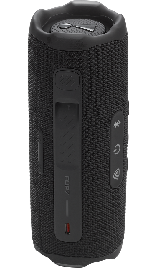 Bærbar Bluetooth-høyttaler JBL Flip 7, 35W, MultiPoint, Vanntett, Svart JBLFLIP7BLK