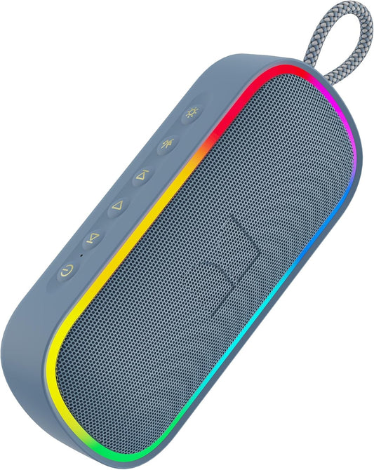 Bluetooth bærbar høyttaler Monster S150 Plus, 40W, TWS, RGB, vanntett, blå
