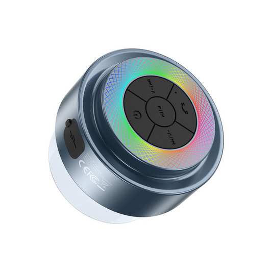 Bærbar Bluetooth-høyttaler XO Design F64, 5W, RGB, Vanntett, Svart