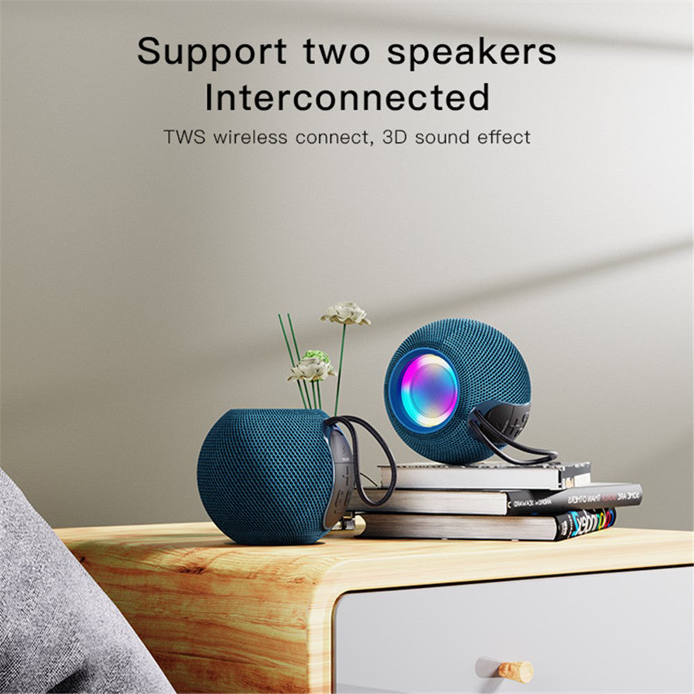 Bærbar Bluetooth-høyttaler Yesido YSW13, 5W, RGB, Blå