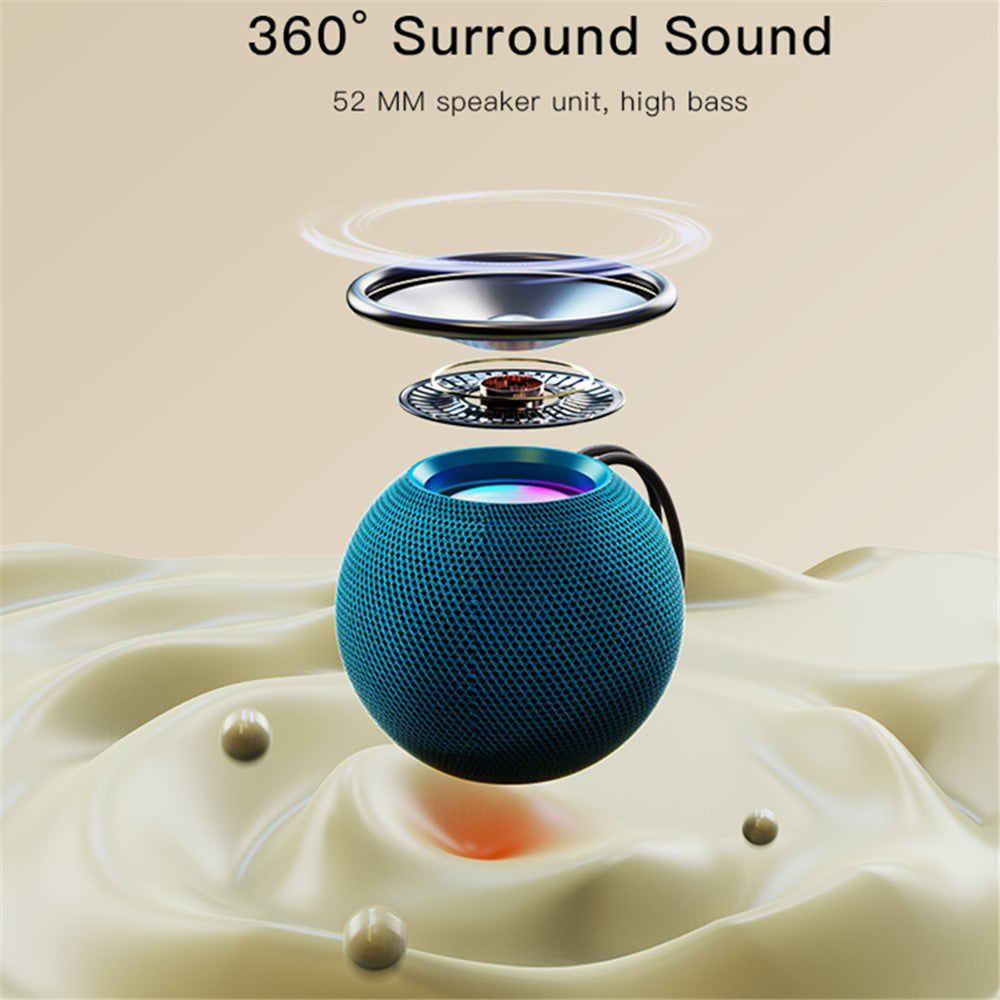 Bærbar Bluetooth-høyttaler Yesido YSW13, 5W, RGB, Blå