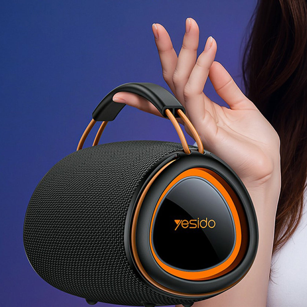Bærbar Bluetooth-høyttaler Yesido YSW39, 20W, TWS, RGB, Svart