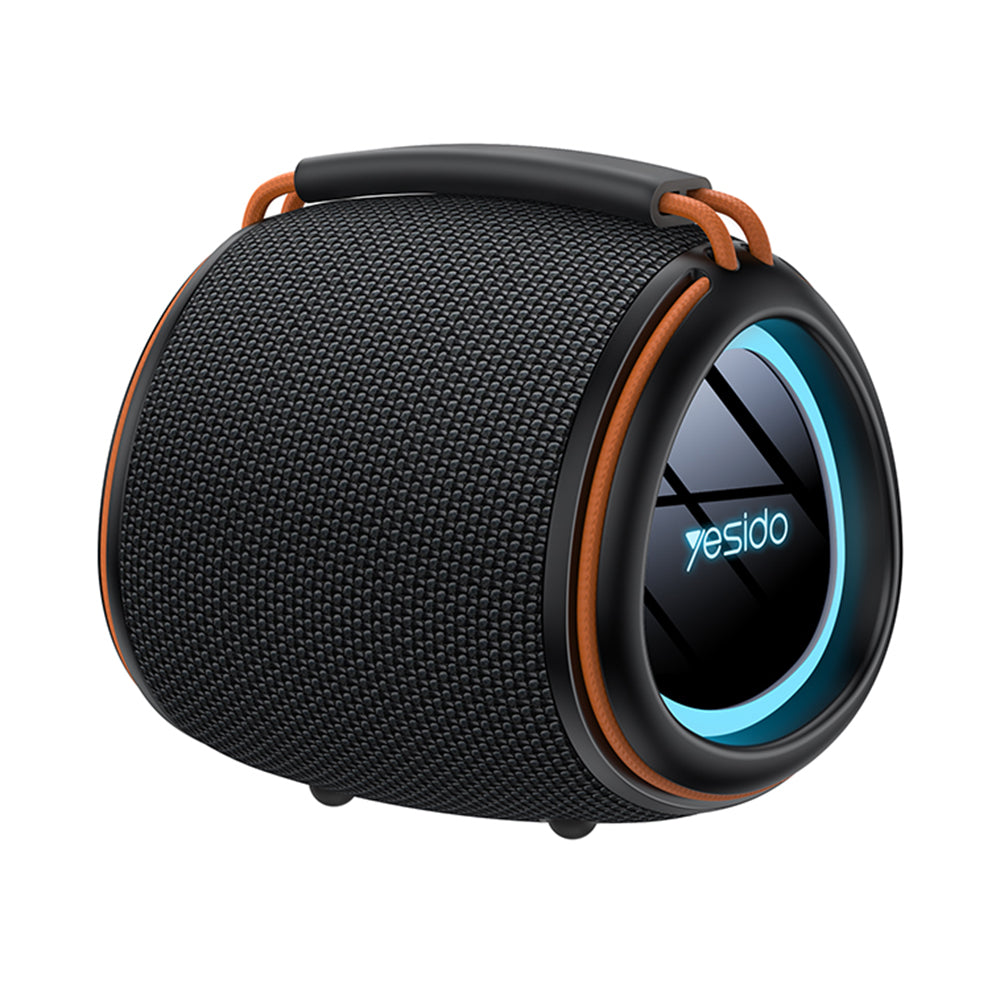 Bærbar Bluetooth-høyttaler Yesido YSW40, 8W, RGB, Svart