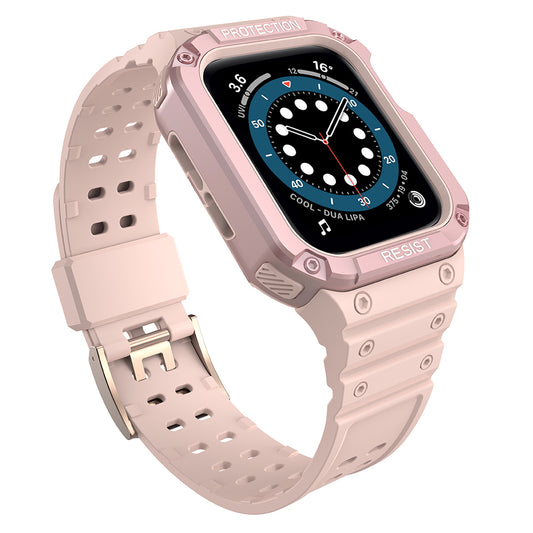 OEM pansrede etui for Apple Watch 41mm / 40mm / 38mm-serien, rosa