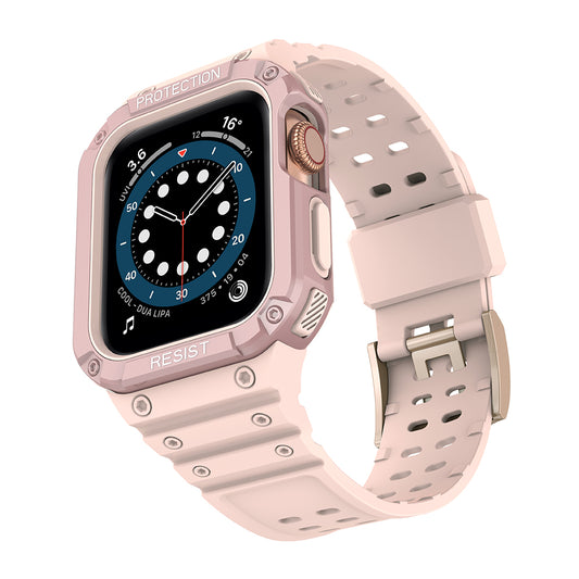 OEM pansrede etui for Apple Watch 41mm / 40mm / 38mm-serien, rosa