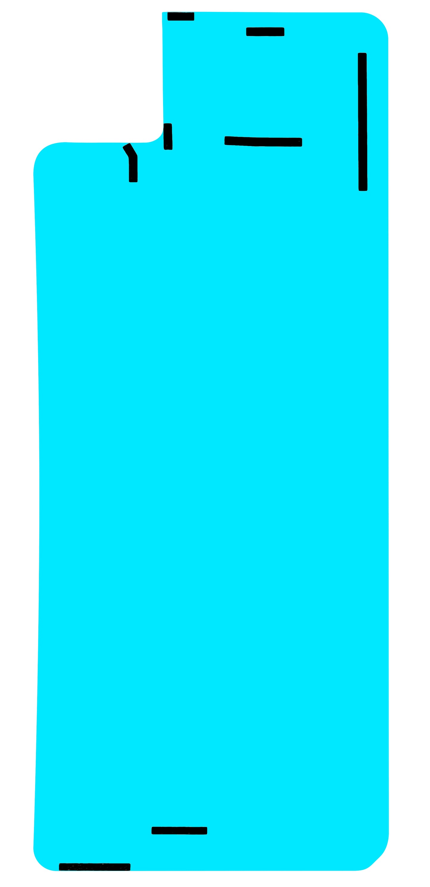 Vibrasjonssvamp Honor X7d 5G / 400 Smart 5G, Service Pack 9707ACBD