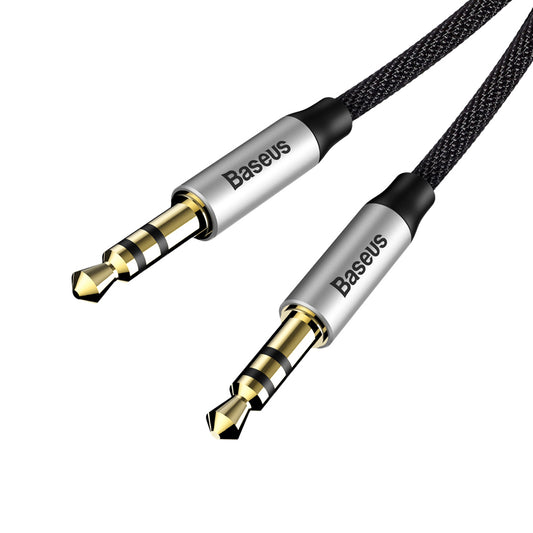 Lydkabel 3,5 mm - 3,5 mm Baseus Yiven M30, 1,5 m, svart